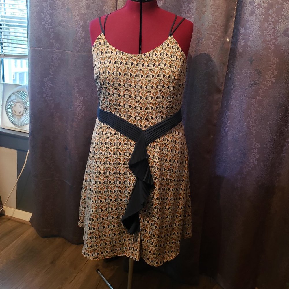 Liberty of London for Target blue strappy dress 16